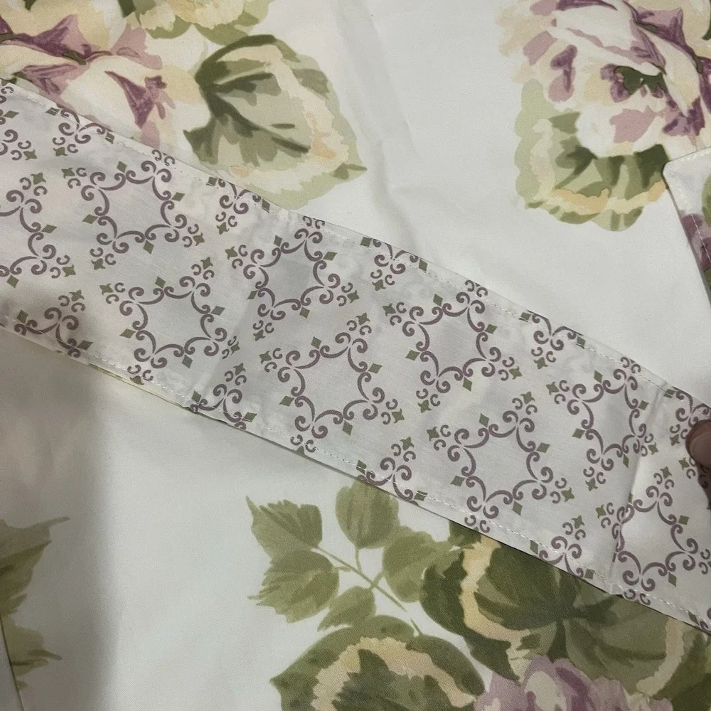 Rose Cottagecore Handmade Curtain Panels 42x82